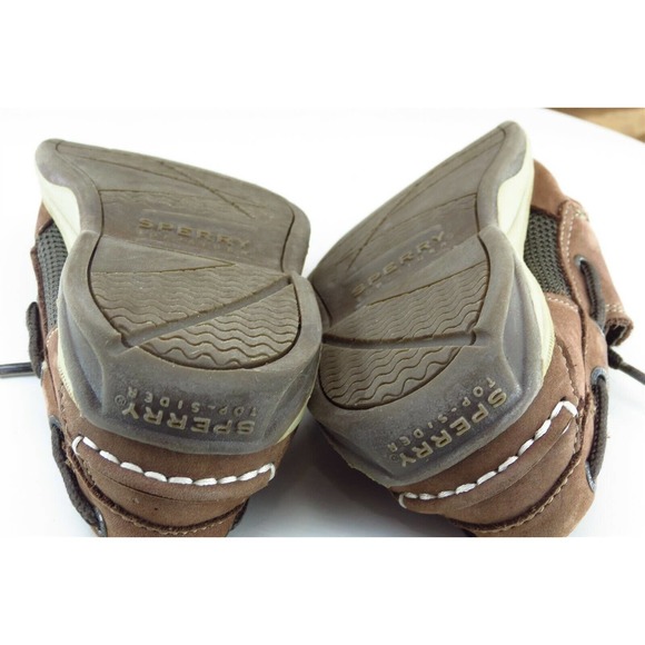 Sperry Top-Sider Toddler Boys 11 Medium Brown Boat Shoe Leather Intrepio - Picture 7 of 8